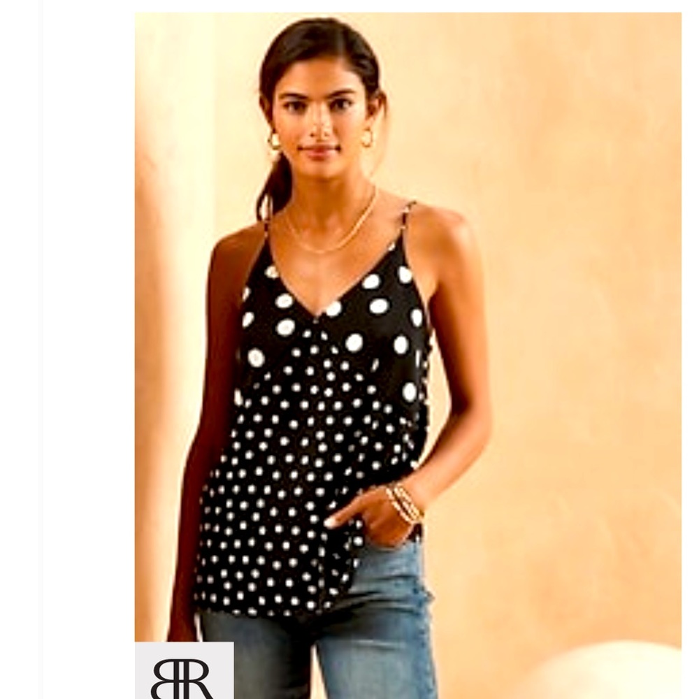 Banana republic factory polka dot camisole